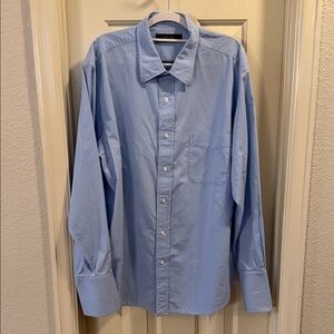 Tasso Elba LS Blue Button Down Shirt
